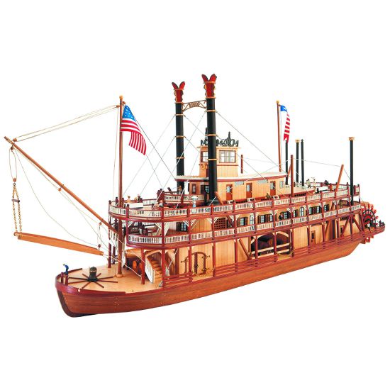 Ship model King of Mississippi, wooden kit Artesania Latina (www.victoryshipmodels.com)