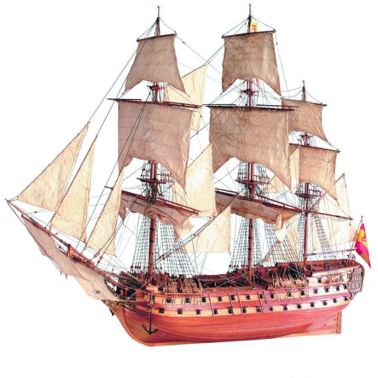 Ship model San Juan Nepomuceno, wooden kit Artesania Latina (www.victoryshipmodels.com)