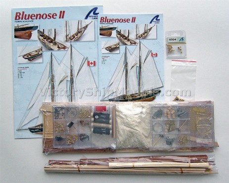 Ship model kit Bluenose II, Artesania Latina (www.victoryshipmodels.com)
