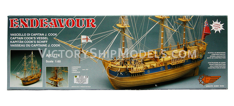 Ship model kit Endeavour, Mantua