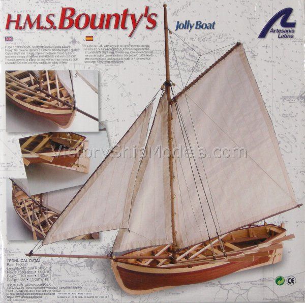 Ship model kit Bounty Jolly. Artesania Latina