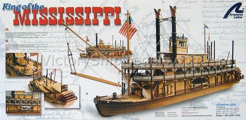 Ship model kit Mississippi, Artesania latina