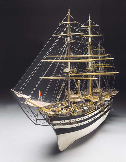 Ship model wooden kit Amerigo Vespucci Mantua Panart (www.victoryshipmodels.com)