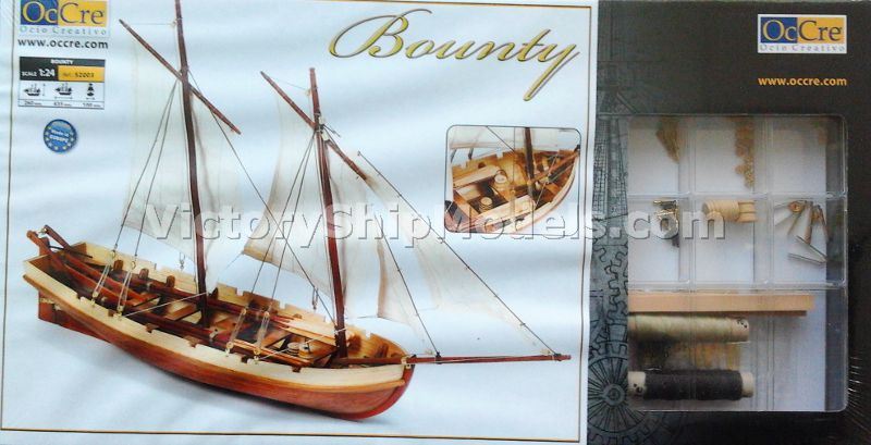 Ship model kit Bounty launch , Occre