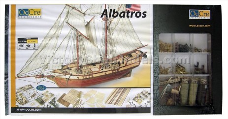 Ship model kit Albatros,  Occre kit set  (www.victoryshipmodels.com)