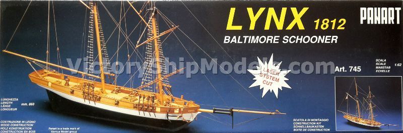Ship model kit Lynx MM745, Panart