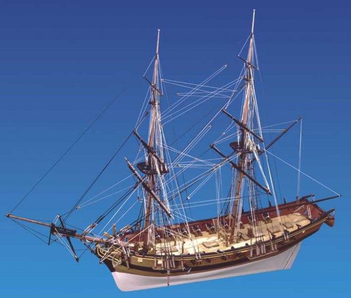 Ship model  Mars, wooden kit Jotika (www.victoryshipmodels.com)