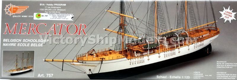 Ship model kit Mercator MM757, Mantua