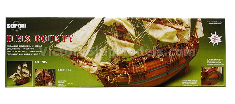Ship model kit Bounty, Mantua - Sergal