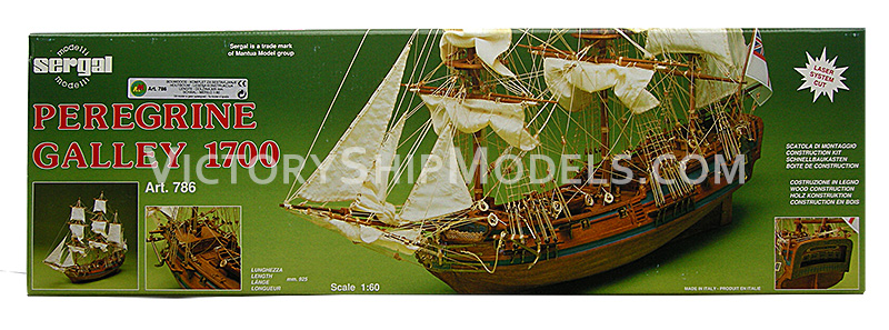 Ship model kit Peregrine Galley Mantua, (victoryshipmodels.com)