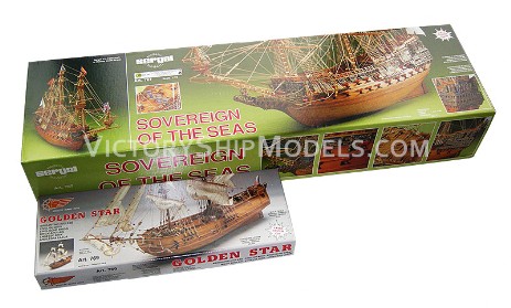 Ship model kit Sovereign of seas,  Mantua (www.victoryshipmodels.com)