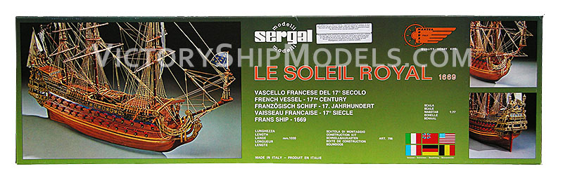 Ship model kit La Soleil Royal Mantua, (victoryshipmodels.com)