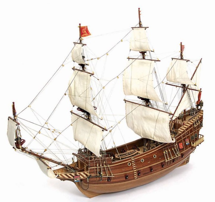 San Marcos ship model Occre details. Victoryshipmodels.com