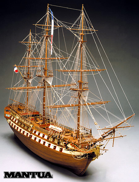 Ship model wooden kit Le Superbe Mantua Model (www.victoryshipmodels.com)
