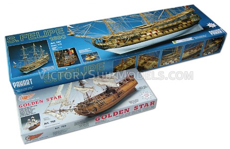 Ship model kit San Felipe MM747, Panart,  Mantua (www.victoryshipmodels.com)