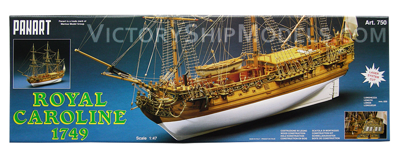 Ship model kit Royal Caroline