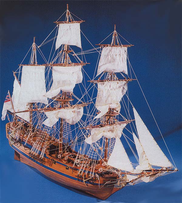Ship model wooden kit Peregrine Galley Mantua Sergal (www.victoryshipmodels.com)