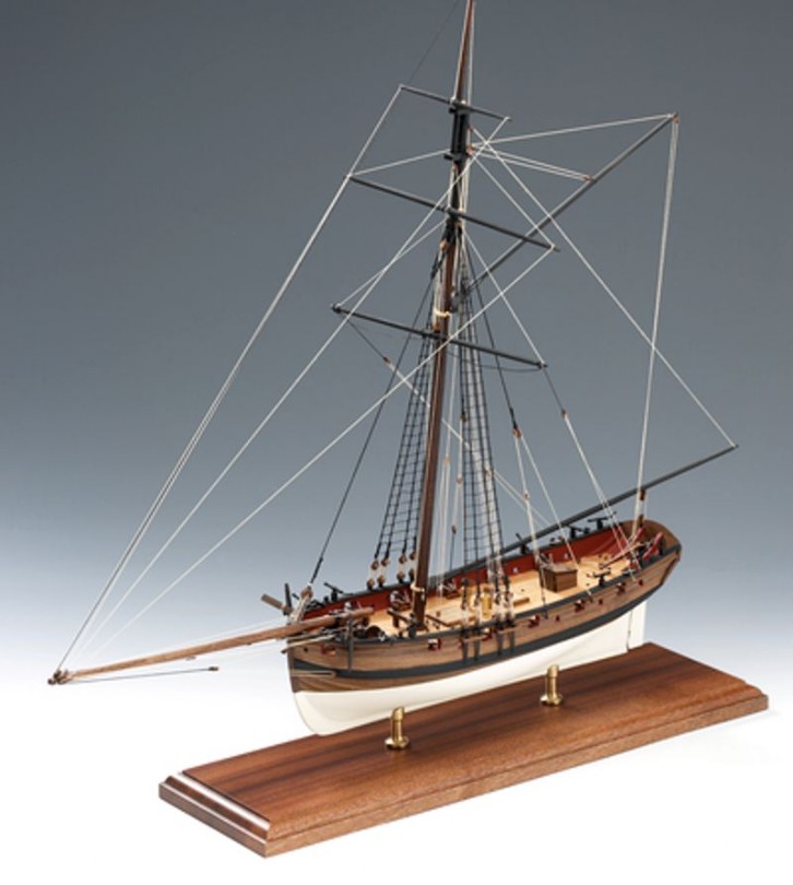 Ship model wooden kit Lady Nelson Amati Model (www.victoryshipmodels.com)
