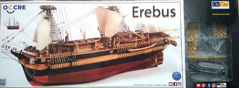 Ship model wooden kit HMS Erebus Occre (www.victoryshipmodels.com)