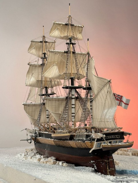 Ship model wooden kit HMS Erebus Occre (www.victoryshipmodels.com)