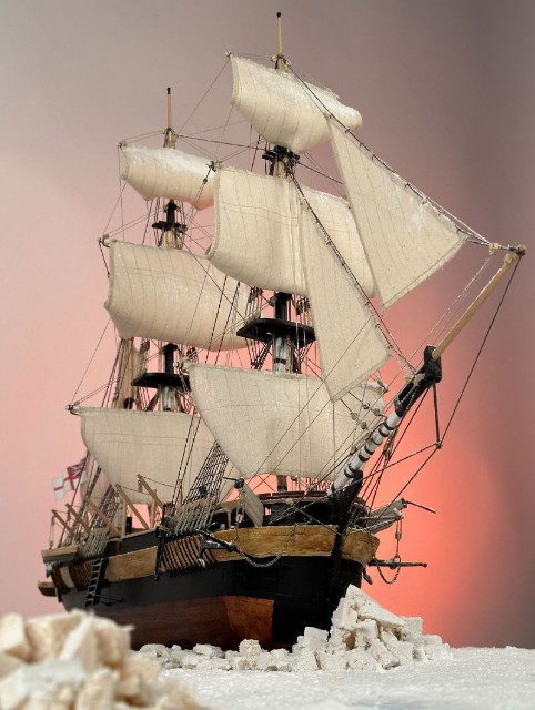 Ship model wooden kit HMS Erebus Occre (www.victoryshipmodels.com)