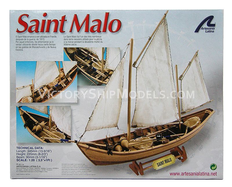 Ship model kit Saint Malo, Artesania Latina