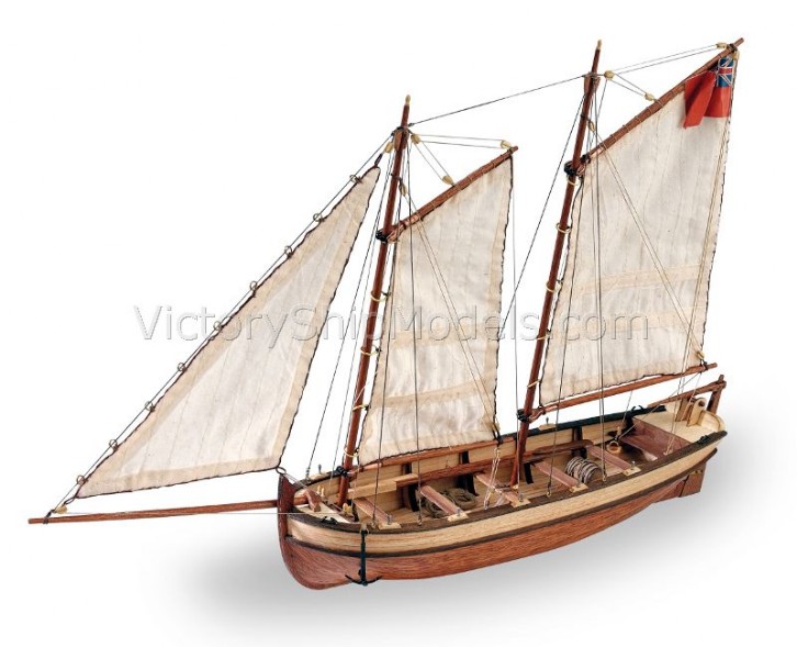 Ship model wooden kit Endeavour´s longboat Artesania Latina (www.victoryshipmodels.com)