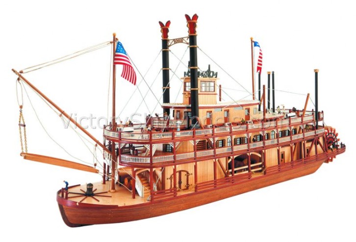 Ship model wooden kit King of Mississippi Artesania Latina (www.victoryshipmodels.com)