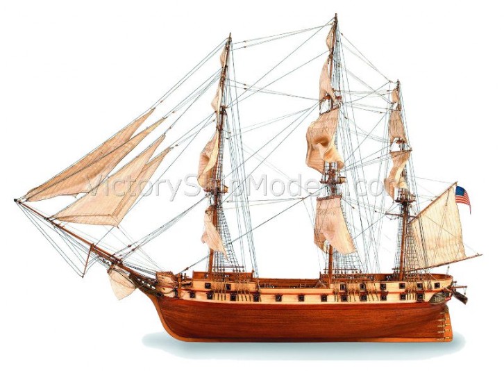 Ship model Saint Malo, historic wooden static kit Artesania Latina 