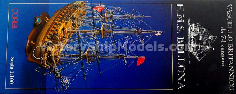 Ship model kit Bellona, Corel (www.victoryshipmodels.com)