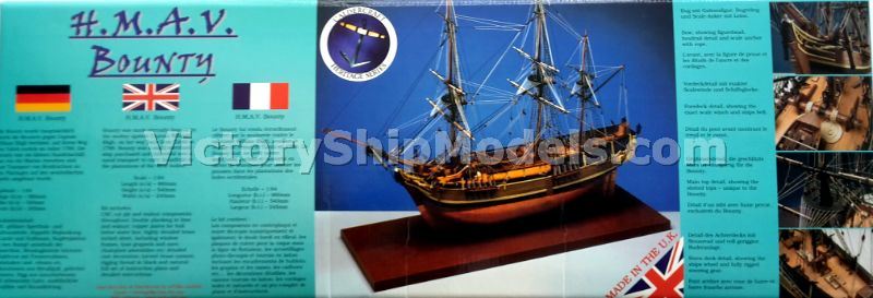 Ship model kit Bounty, Jotika, (victoryshipmodels.com)