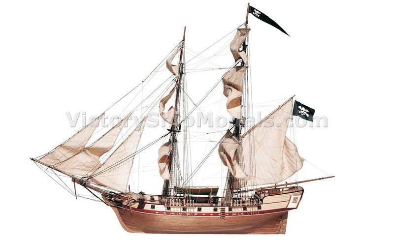 Ship model wooden kit Corsair Occre (www.victoryshipmodels.com)