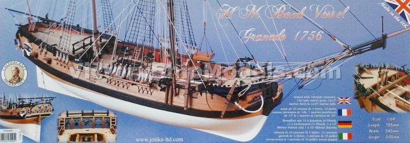 Ship model kit Granado Jotika, (victoryshipmodels.com)