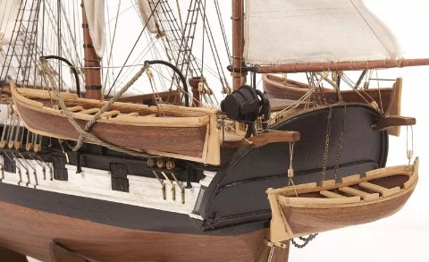 Ship model wooden kit HMS Beagle, Occre (www.victoryshipmodels.com)