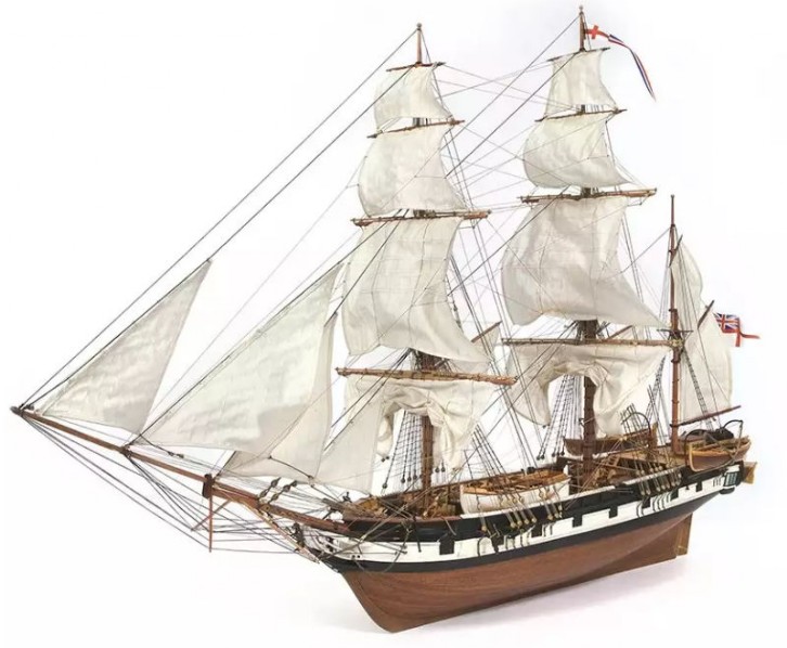 Ship model wooden kit HMS Beagle, Occre (www.victoryshipmodels.com)