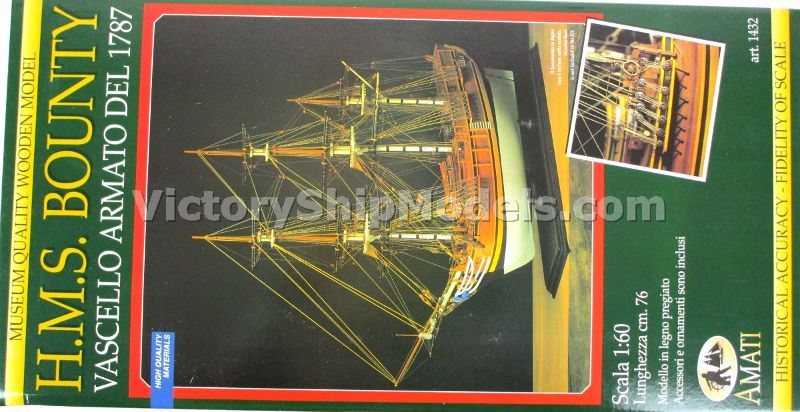 SShip model wooden kit HMS Bounty Amati Model (www.victoryshipmodels.com)