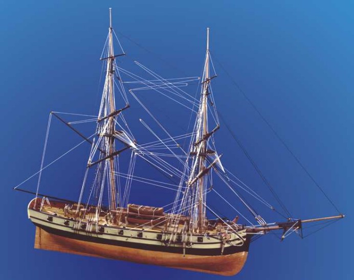 Ship model Jalouse, wooden kit Jotika (www.victoryshipmodels.com)