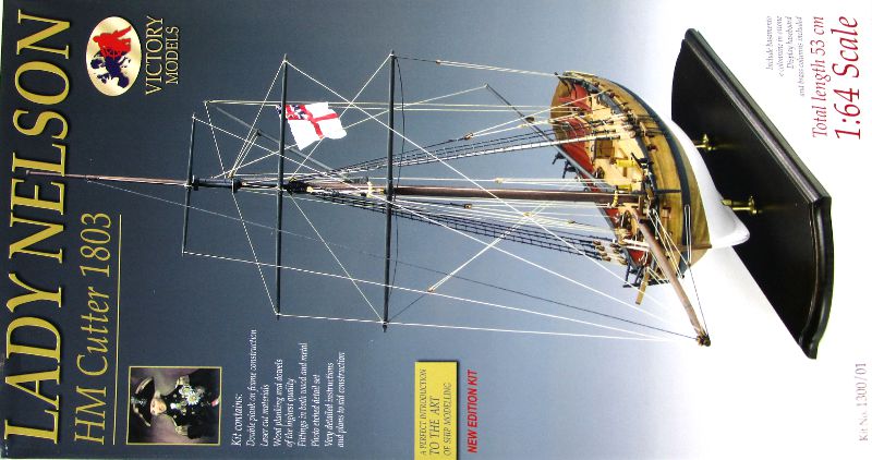 Lady Nelson Wood Model Ship Kit by Amati – SEA GIFTS