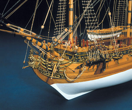 Royal Cartoline ship model details. Victoryshipmodels.com