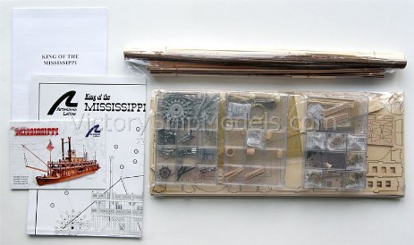 Ship model kit Mississippi,  Artesania Latina (www.victoryshipmodels.com)