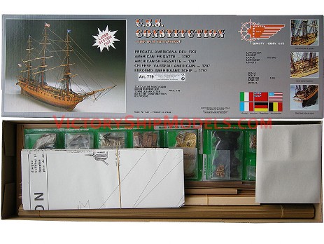 Ship model kit Constitution,  Mantua (www.victoryshipmodels.com)