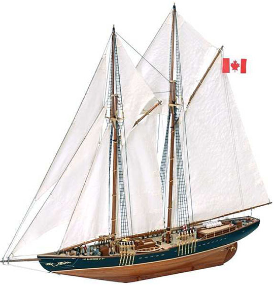 Ship model kit Bluenose II, Artesania Latina (www.victoryshipmodels.com)