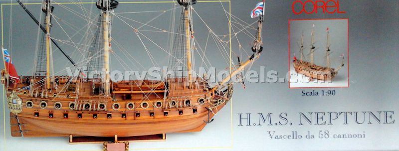 Ship model kit Neptune, Corel (www.victoryshipmodels.com)