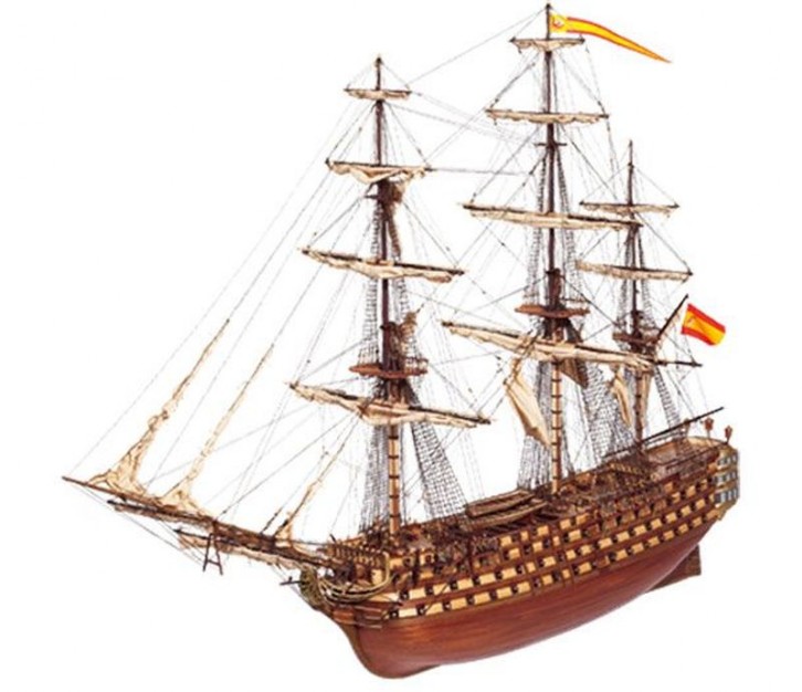 Ship model wooden kit Santisima Trinidad Occre (www.victoryshipmodels.com)