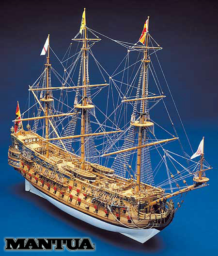 Ship model wooden kit San Felipe Mantua Panart (www.victoryshipmodels.com)