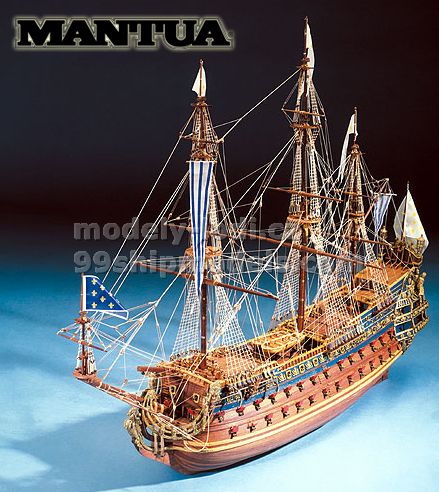 Ship model wooden kit Le Soleil Royal Mantua Sergal (www.victoryshipmodels.com)