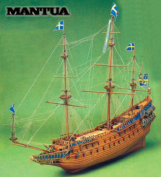 Ship model wooden kit Vasa Mantua Sergal (www.victoryshipmodels.com)